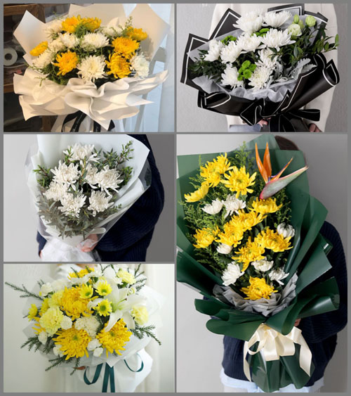 贵州贵阳清镇市王庄布依族苗族乡岩头村白事花束代送